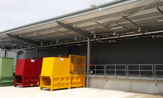 Aldi distribution centre exterior
