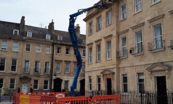 ISG Retail Crane Installation